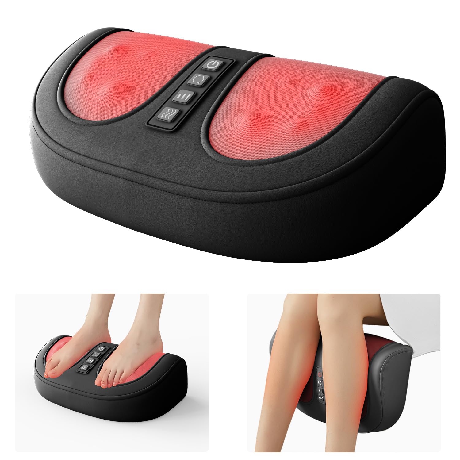 Foot Massager with Heat Electric Kneading